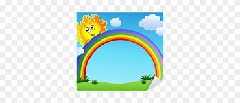 Cartoon Sun And Clouds
