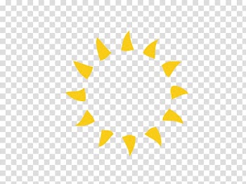 Cartoon sun transparent background PNG clipart