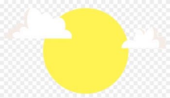 Cartoon Sun White Clouds Vector - Portable Network Graphics