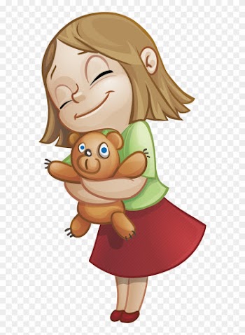 Cartoon Sweetness Character Clip Art - Cute Girl Vector Character