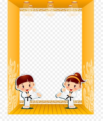 Cartoon Taekwondo Illustration - Taekwondo children 