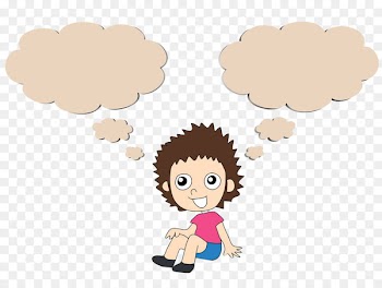 Cartoon Thought Royalty-free - Thinking boy 