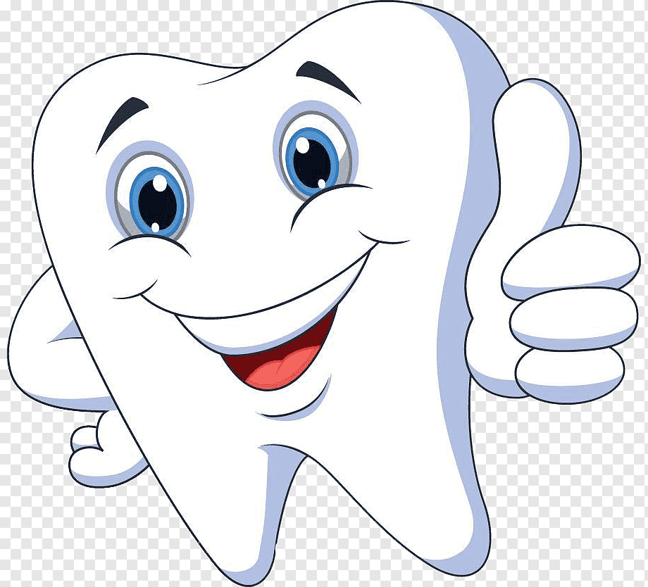 Cartoon Tooth pathology, Healthy teeth, face, hand, people png