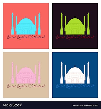 Cartoon turkey symbols and objects set saint vector image