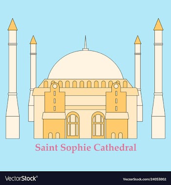 Cartoon turkey symbols and objects set saint vector image