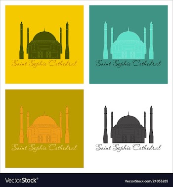 Cartoon turkey symbols and objects set saint vector image