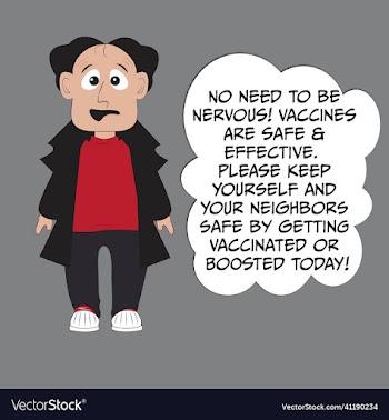 cartoon vaccine poster