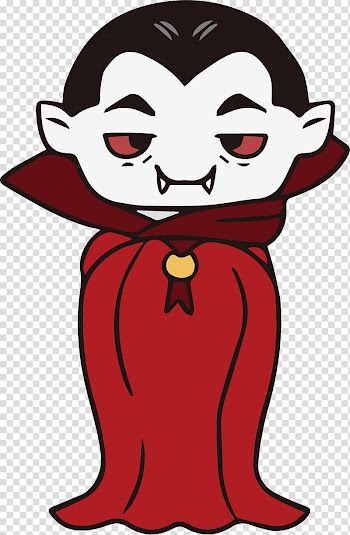 Cartoon Vampire transparent background PNG clipart