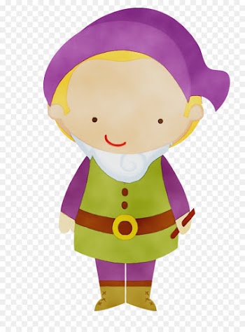 cartoon violet toy clip art doll