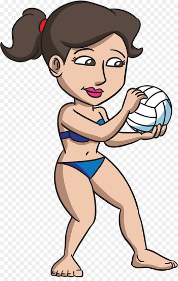 Cartoon Volleyball Clip art - volleyball 