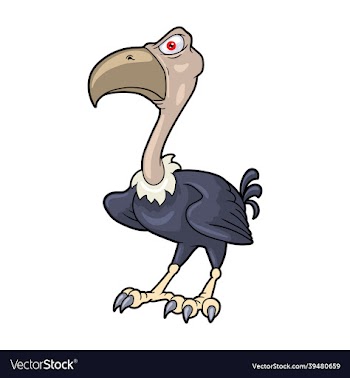 cartoon vulture