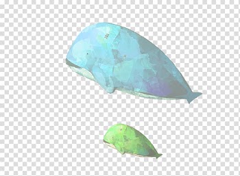 Cartoon Watercolor painting , Drawing cartoon whale transparent background PNG clipart