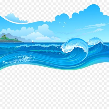 Cartoon Wave - Sea storms 