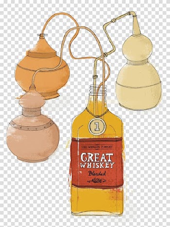 Cartoon whiskey transparent background PNG clipart