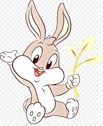 cartoon white rabbit nose rabbits and hares