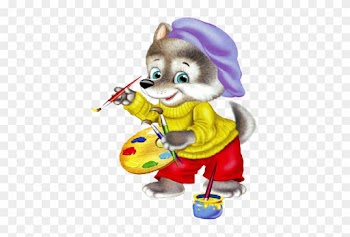 Cartoon Wolf Clip Art Image - Cartoon