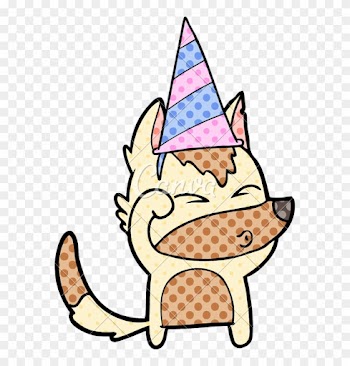 Cartoon Wolf Pouting - Cartoon Wolf Pouting