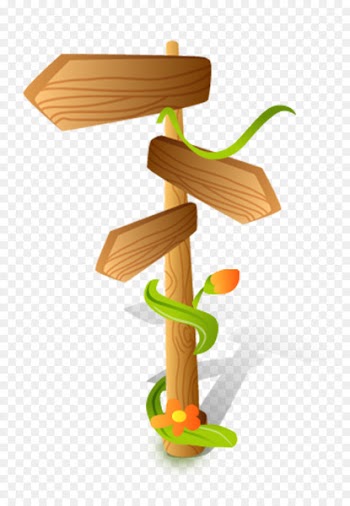 Cartoon Wood Arrow - Cartoon wood sign 