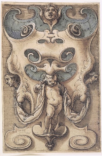 Cartouche with a Putto | Free Photo - rawpixel
