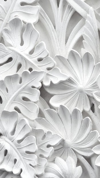 Carved floral ornament mobile wallpaper, | Free Photo - rawpixel