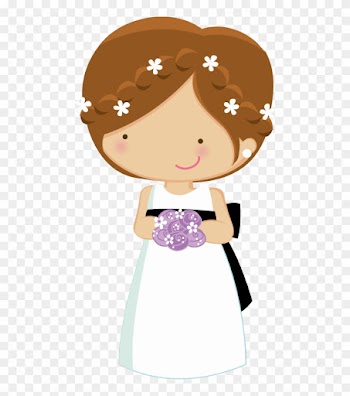 Casamento - Daminha De Honra Desenho