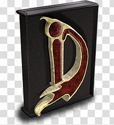 Case GameIcon , ElderScrolls_Daggerfall, D-printed frame transparent background PNG clipart