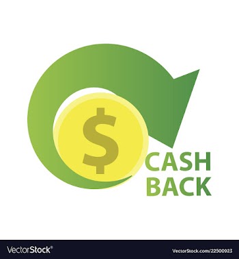 Cash back sale banner template design big sale vector image