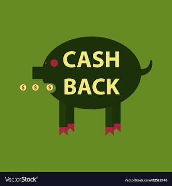 Cash back sale banner template design big sale vector image