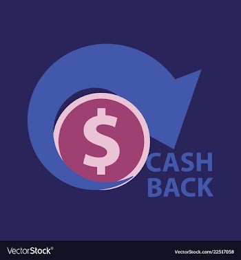 Cash back sale banner template design big sale vector image