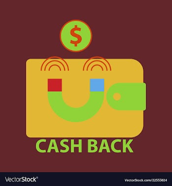 Cash back sale banner template design big sale vector image