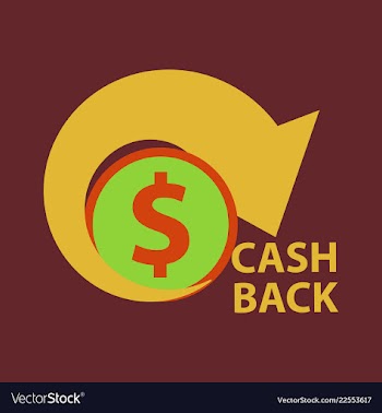 Cash back sale banner template design big sale vector image