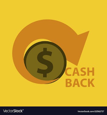 Cash back sale banner template design big sale vector image