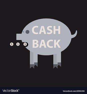 Cash back sale banner template design big sale vector image