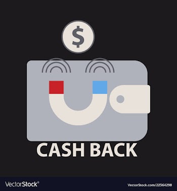 Cash back sale banner template design big sale vector image