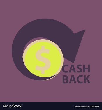 Cash back sale banner template design big sale vector image
