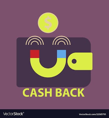 Cash back sale banner template design big sale vector image