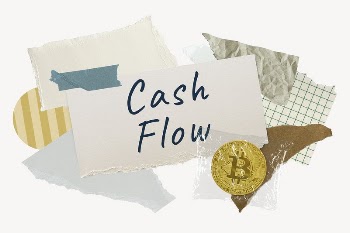 Cash flow word typography, finance | Free PSD - rawpixel