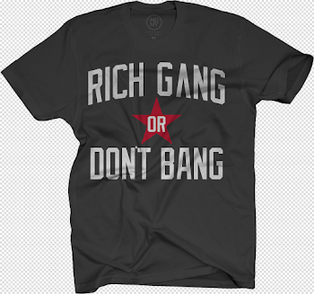 Cash Money - Rich Gang Or Don't Bang Black T-Shirt
