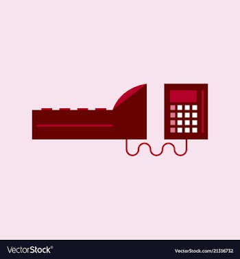 Cash register in flat style money and finance vector image