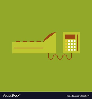 Cash register in flat style money and finance vector image