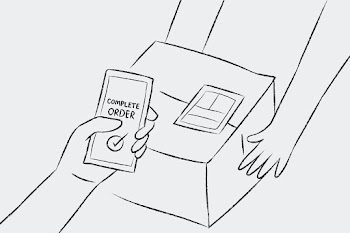 Cashless parcel delivery doodle vector… | Free stock illustration | High Resolution graphic