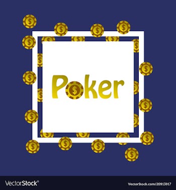 Casino chips cards and place for text vector image