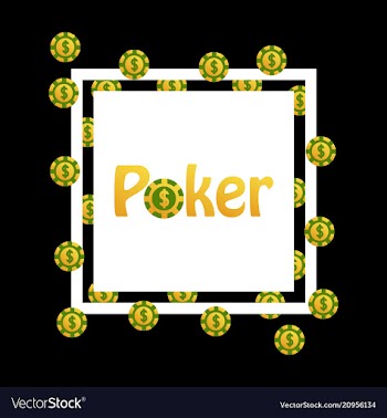 Casino chips cards and place for text vector image