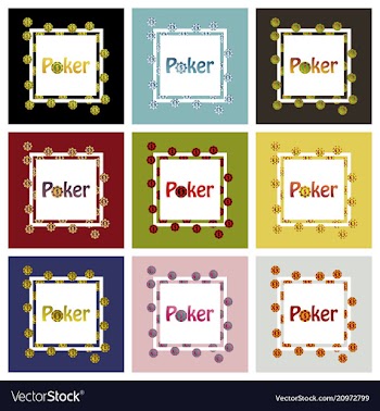 Casino chips cards and place for text vector image