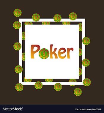 Casino chips cards and place for text vector image