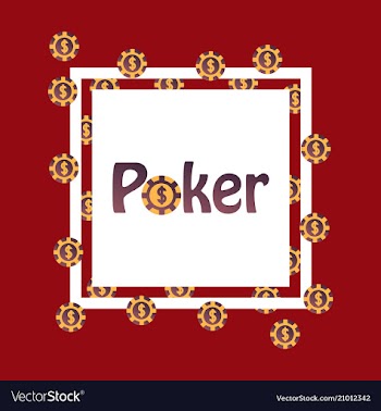 Casino chips cards and place for text vector image