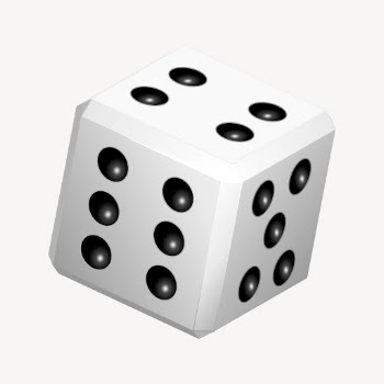 Casino dice clip art, object | Free Photo - rawpixel