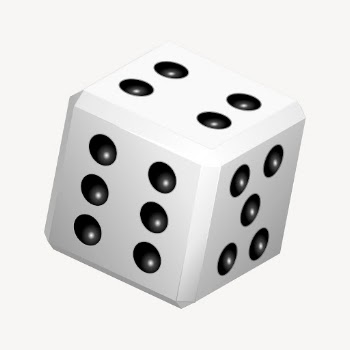 Casino dice clipart, collage element | Free PSD - rawpixel