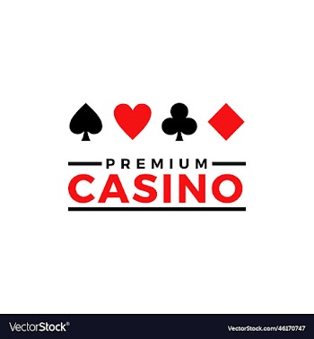 casino gambling cards game sign logo template
