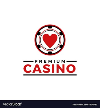 casino gambling cards game sign logo template